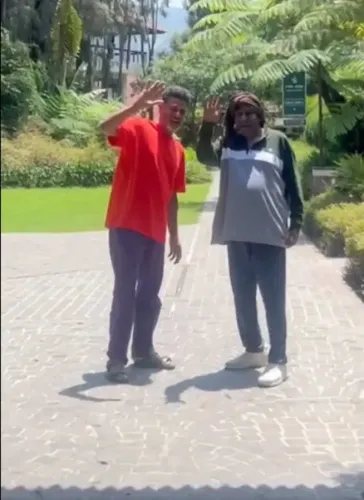 Did Prabhu Deva Just Share a Heartwarming Video of Vadivelu Singing 'Pon Ondru Kanden' at Mount Bromo?