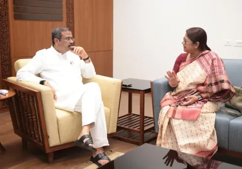 Pradhan Discusses NEP2020 Implementation With SAI International Chief