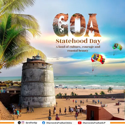 Pradhan Greets Goa on Statehood Day, Hails Unity in Diversity