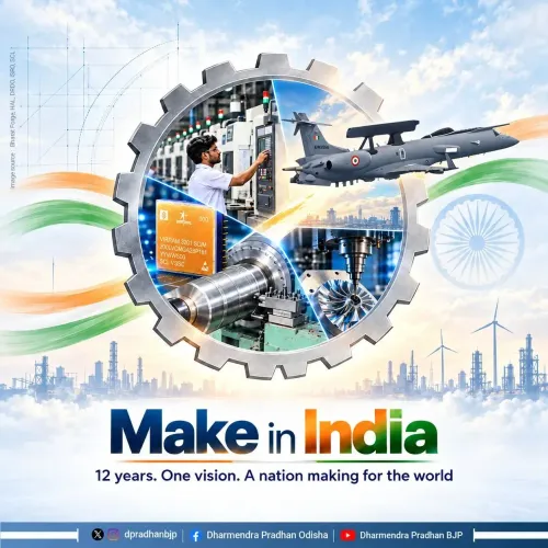 Pradhan marks 12 years of Make in India's manufacturing push