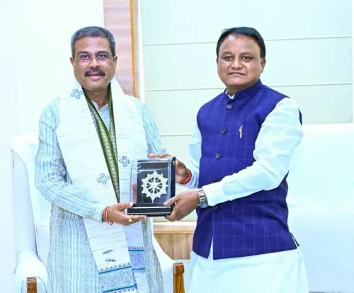 Pradhan Thanks CM Majhi for Birthday Wishes