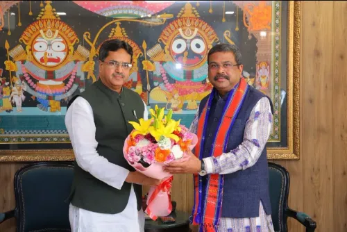Pradhan Thanks CM Manik Saha for Birthday Wishes