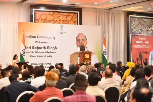 How is Rajnath Singh Recognizing the Indian Community's Role in Morocco's Progress?