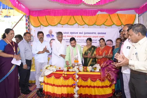 Pralhad Joshi inaugurates 6 new classrooms in Dharwad school