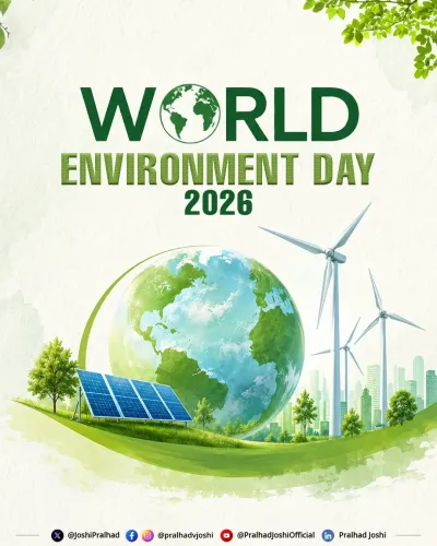 Pralhad Joshi Marks World Environment Day 2026