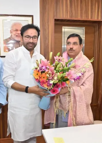 Pralhad Joshi Wishes Kishan Reddy on Birthday