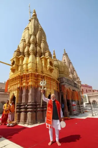 PM Modi prays at Kashi Vishwanath, to inaugurate ₹36,230 crore Ganga Expressway