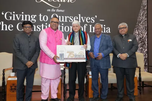 Gopalkrishna Gandhi Highlights India’s Unified Spirit at JGU's Constitution Day Lecture