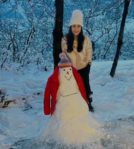 Is Preity Zinta Nostalgically Reliving Childhood in the Snow?