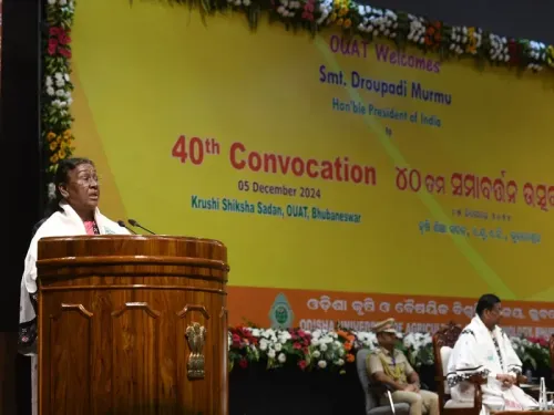 President Droupadi Murmu Advocates for Embracing Natural Farming Practices