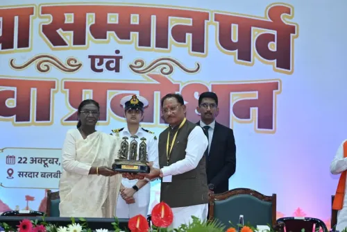 President Murmu at Seva Samman Parv in Raipur