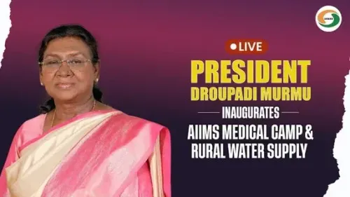 President Murmu Inaugurates AIIMS Camp & Water Projects in Odisha