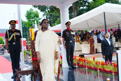 President Murmu Reviews IMA Passing Out Parade in Dehradun