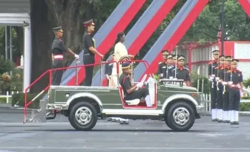 IMA Passing Out Parade: President Murmu reviews historic first batch of women NDA cadets