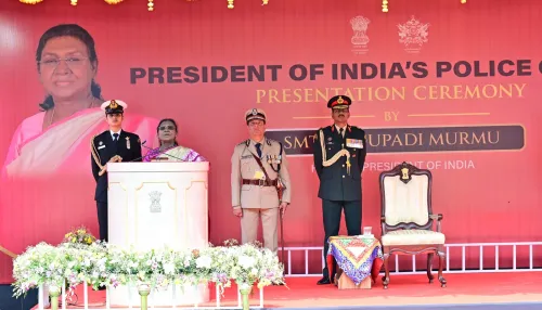 President Murmu presents Police Colour to Sikkim Police, urges citizen-centric policing