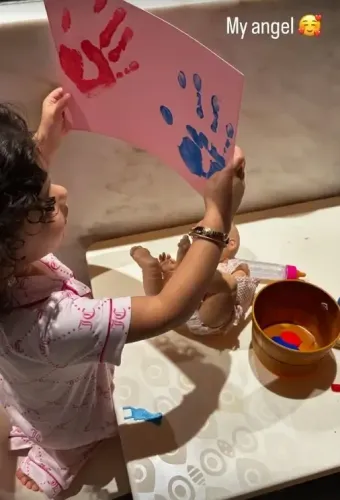 Could Priyanka Chopra's little Malti be the next young artist?