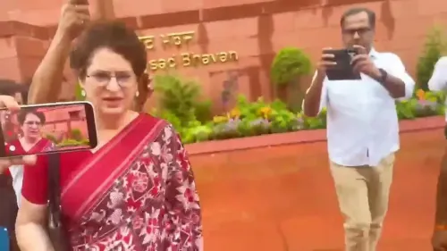 Priyanka Gandhi demands Parliament debate on NEET paper leaks