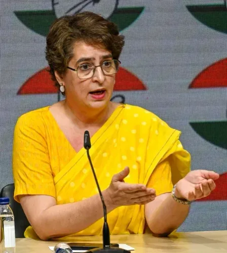 Priyanka Gandhi demands probe into Ram Temple donation theft in Ayodhya
