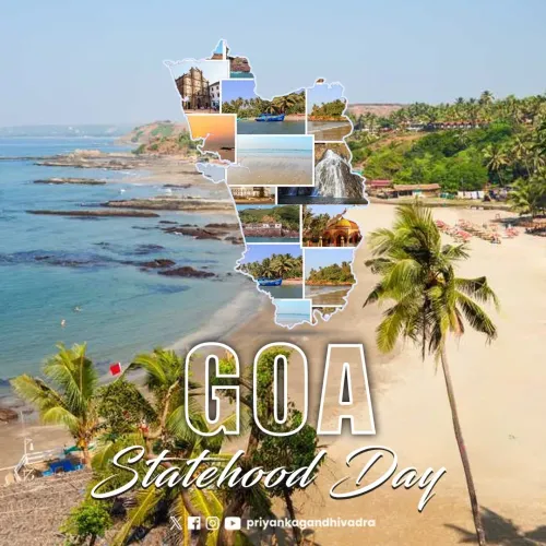 Priyanka Gandhi Wishes Goa on Statehood Day