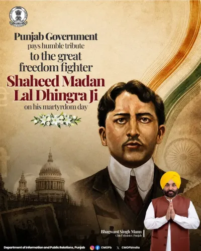Punjab CM Bhagwant Mann pays tribute to Shaheed Madan Lal Dhingra