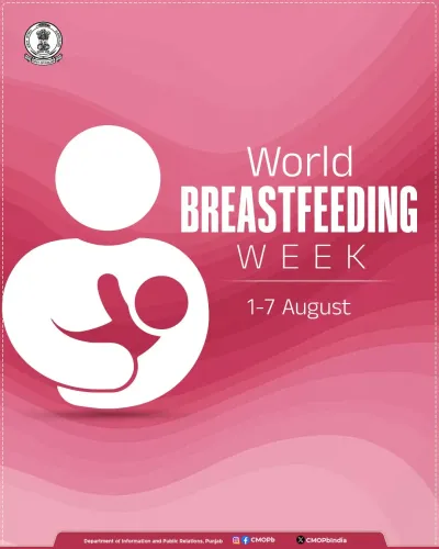 Punjab CMO marks World Breastfeeding Week 2026
