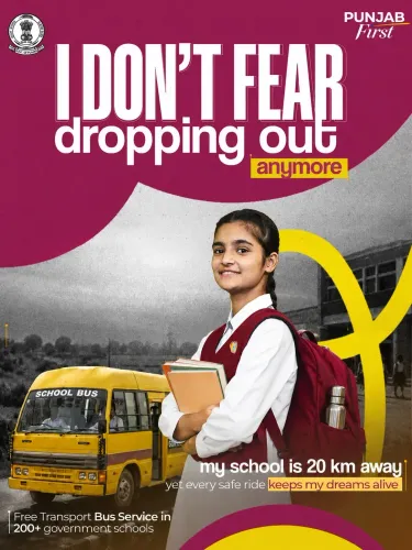 Punjab Govt Ferries 15,500 Girls to School Daily