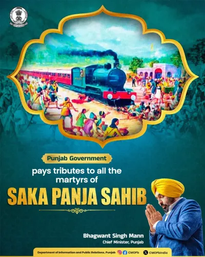 Punjab Govt Pays Tribute to Saka Panja Sahib Martyrs