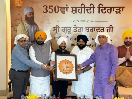 Will the Punjab government launch events for the 350th martyrdom anniversary of Guru Tegh Bahadur on Oct 25?