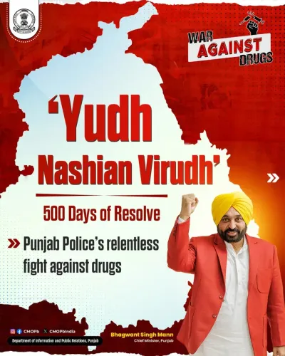 Punjab Police logs 52,432 FIRs in 500 days of Yudh Nashian Virudh