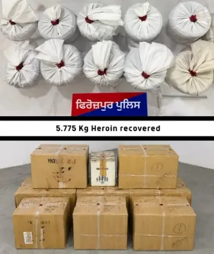 पंजाब पुलिस का नशा तस्करों पर प्रहार: 5.775 किलो हेरोइन, 1.33 लाख कैप्सूल सहित तीन गिरफ्तार