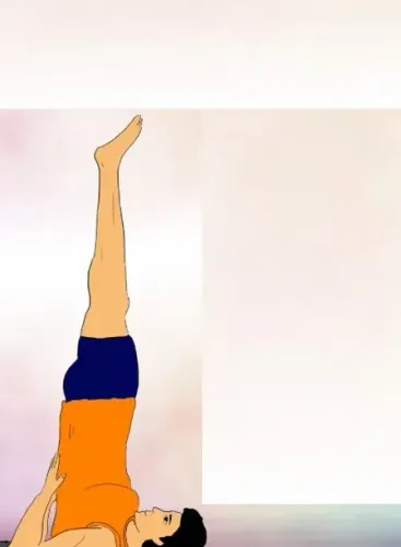 हार्मोन बैलेंस कर तनाव, अनिद्रा की छुट्टी करता है सर्वांगासन