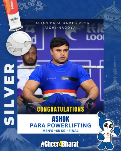 Puri Hails Ashok's Silver in Para Powerlifting at Asian Para Games