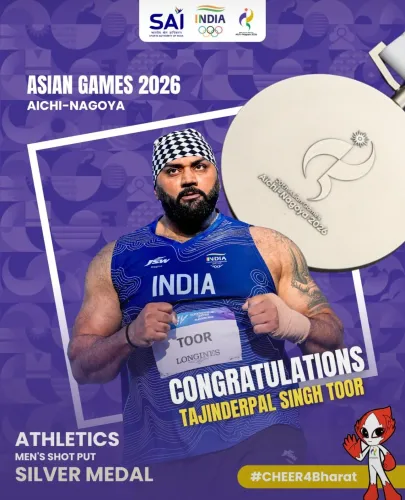 Puri hails Tajinderpal Toor's Silver at Asian Games 2026