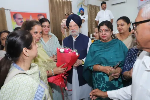 Puri Meets BJP Mahila Morcha in Ludhiana, Backs Nari Shakti