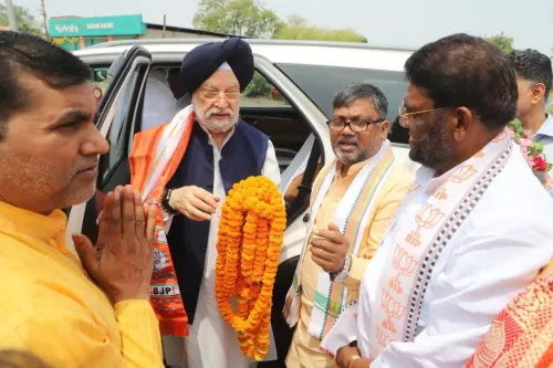 Puri visits adopted Sonbhadra, hails district's aspirational rise