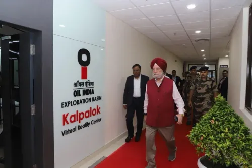 Puri visits Oil India's AI-VR centre Kalpalok in Duliajan