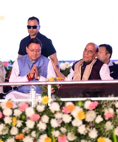 उत्तराखंड में पुष्कर धामी की धुरंधर भूमिका, राजनाथ सिंह ने की सराहना