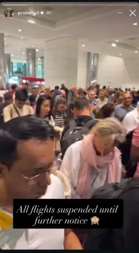 PV Sindhu Stranded at Dubai Airport Amid Middle East Tensions