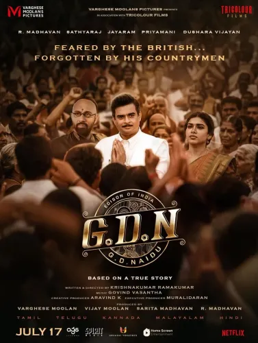 R. Madhavan's 'G.D.N.' poster: Edison of India biopic set for July 2026