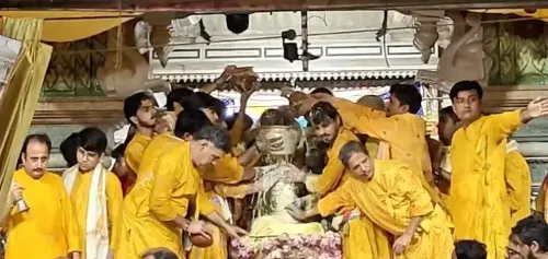 Radha Ashtami 2026: Massive crowds throng Shri Radha Rani Temple in Barsana