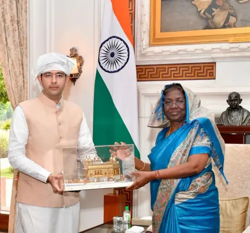 Raghav Chadha wishes President Murmu on her birthday