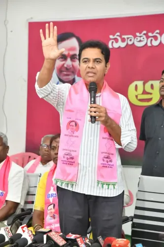KTR Accuses Telangana CM of Introducing 'Rahul Bandhu' Scheme to Divert Farmer Funds