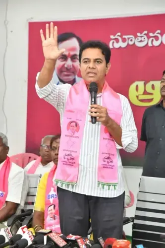 KTR Accuses Telangana CM of Introducing 'Rahul Bandhu' Scheme to Divert Farmer Funds