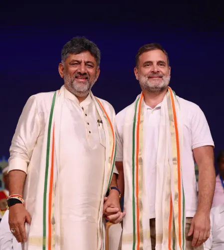 Rahul Gandhi Congratulates D.K. Shivakumar as Karnataka CM