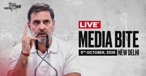 Rahul Gandhi Leads Live Protest Against 'Vote Chori' in Delhi
