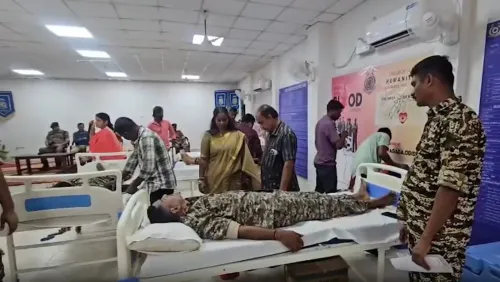 विश्व रक्तदाता दिवस पर रायगडा में सीआरपीएफ की चौथी बटालियन ने जुटाई 25 यूनिट रक्त