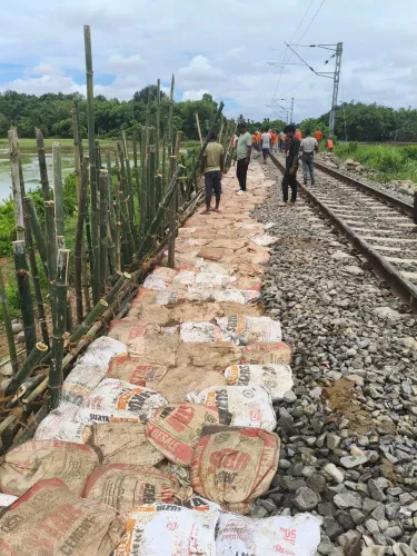 Lumding-Badarpur rail link disrupted for 2 weeks after Assam track subsidence