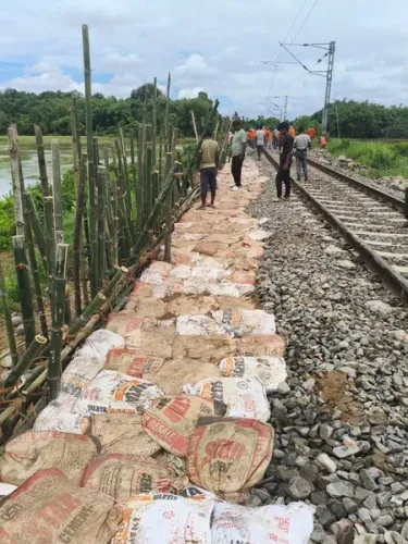 Lumding-Badarpur rail link disrupted for 2 weeks after Assam track subsidence