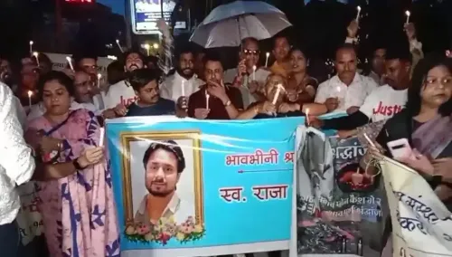 क्या राजा रघुवंशी हत्याकांड पर इंदौर में परिजनों और शहरवासियों ने कैंडल मार्च निकाला?