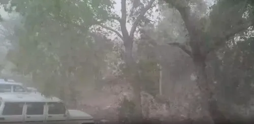 Is Rajasthan Ready for Strong Winds and Heavy Rainfall Today?